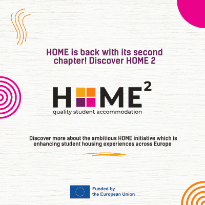 HOME2 project launches! Discover more about the second chapter of the ambitious initiative to enhance student housing experiences across Europe